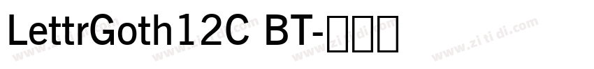 LettrGoth12C BT字体转换